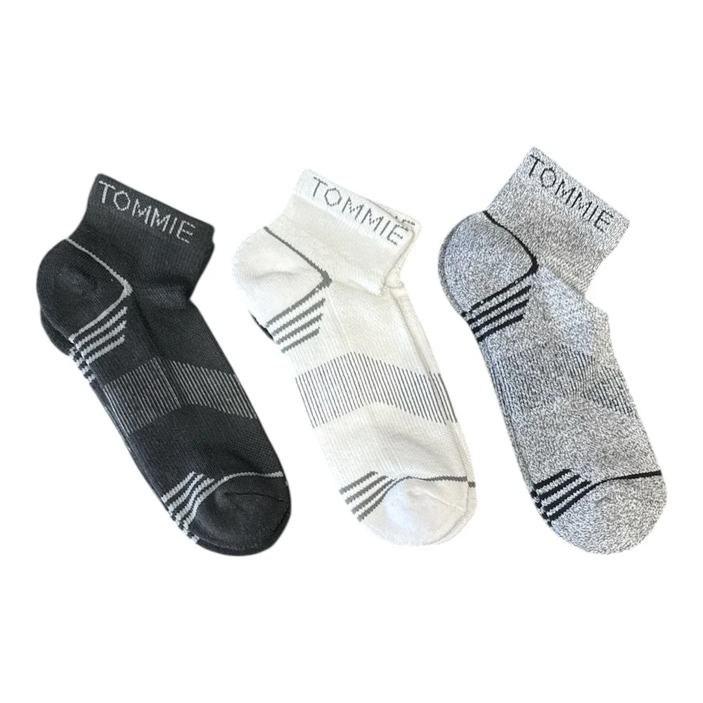 Tommie Copper Core Women's TrueTemp Ultra-Fit Ankle Socks - 3-Pack Size M 7-9.5‎